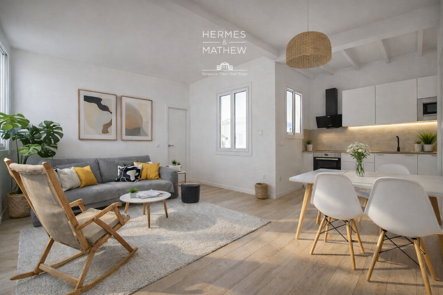 Piso en venta de una habitación reformado a estrenar junto la Ronda Sant Pau